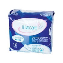 Illa Care Compresas Sanitarias Extra Noche 12 Piezas-2