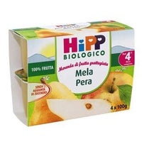 Hipp Bio Fruit Râpé Pomme Poire 4m + 4x100g-1