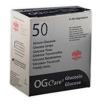 Tiras de prueba de glucosa en sangre Ogcare 50 piezas-1