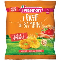 Plasmon Dry Snack Paff Carotte Et Tomate 12M+15g-1