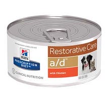 Hill's Prescription Diet A / D Restorative Care Wet Dog Cat 156g-1