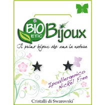 Bio Bijioux Boucle d'Oreille Etoile 5mm Jet-1
