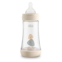 Chicco Perfect 5 Biberon 240 ml Beige - Débit MOYEN-1