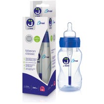 Bimbi B Free Classic Baby Bottle Polypropylene Anti-colic Silicone Teat 260ml 0 Months +-1