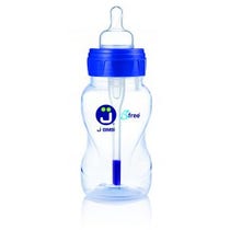 Bimbi B Free Classic Baby Bottle Polypropylene Anti-colic Silicone Teat 330ml 3 Months +-1