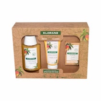 Klorane Cofanetto Rituale Capelli Secchi al Mango Shampoo 100ml + Balsamo 50ml + Shampoo Solido 80g-0