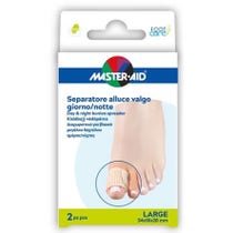 Master-Aid Foot Care Écarteur d'orteils Jour/Nuit Taille L 2 pièces-1