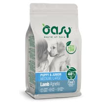 Oasy Dry Monoproteico Croquetas De Cordero Para Cachorros Tamaño Mediano/Grande Bolsa 12kg-1
