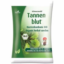 Hubner Tannen Blut Caramelle Al Mentolo BIO 75g-1