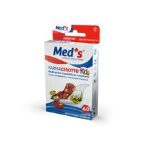 Meds Strips Kids Assorted Hypoallergenic Plasters for Children 40 Pieces-1